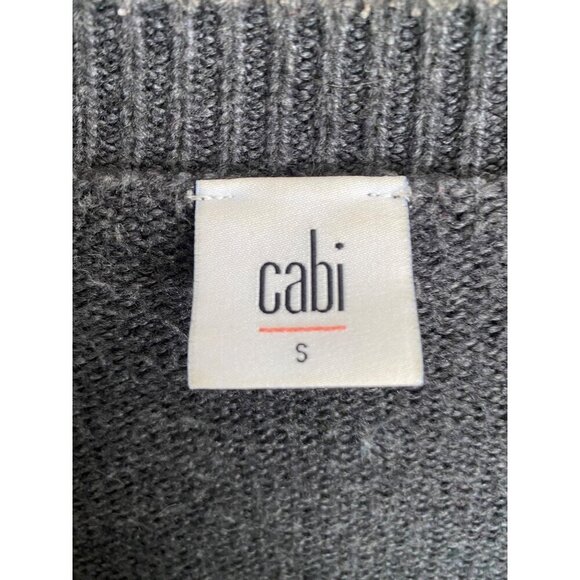 COPY - Cabi #3533Snap Front Cultured Pearl Button 3/4 Sleeve Knit Cardigan In S… - Picture 5 of 6